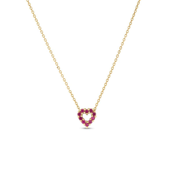 Tiny Treasures Reversible Heart Necklace - 1