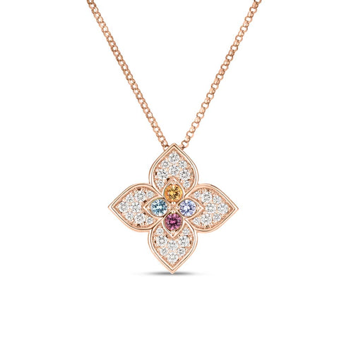 Venetian Princess Carnival Large Flower Necklace - 2