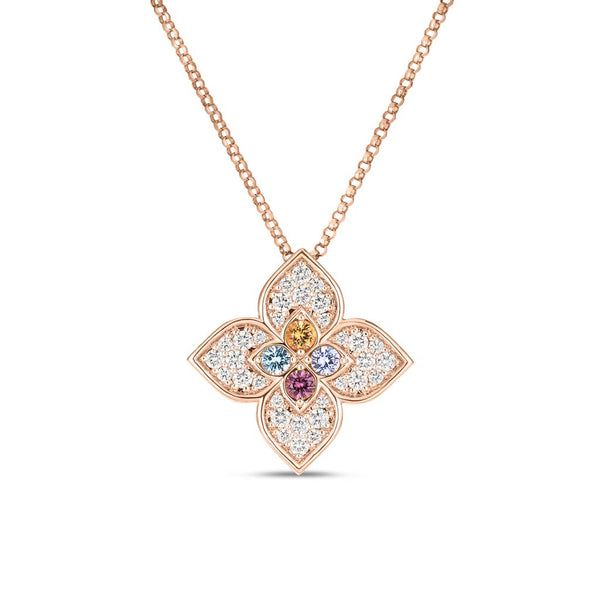 Venetian Princess Carnival Large Flower Necklace - 2