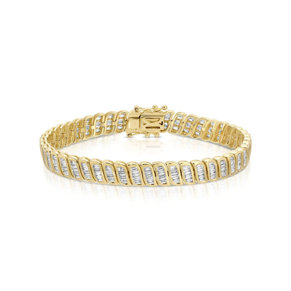 Baguette Diamond Zoe Bracelet 18k Yellow Gold - 1