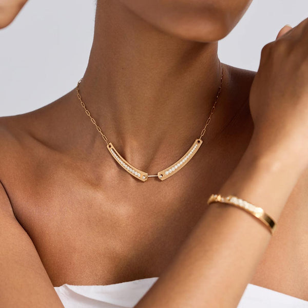 Tuxedo Mood Necklace - 2