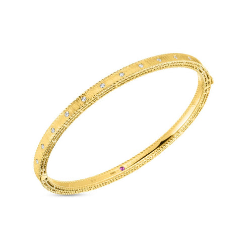 Princess Diamond Satin Bangle - 1
