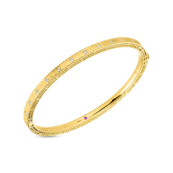 Princess Diamond Satin Bangle - 1