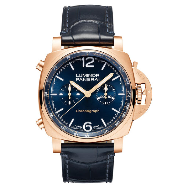 Luminor Marina Goldtech Blu Notte 44mm with Blue Sun-brushed Dial Watch - 2