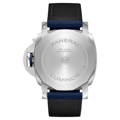 Luminor Marina ESteel Blu Profondo with Blue Dial Watch - 3