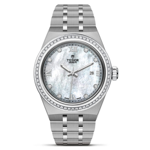 TUDOR Royal Mother of Pearl with Diamond Bezel Watch - 2