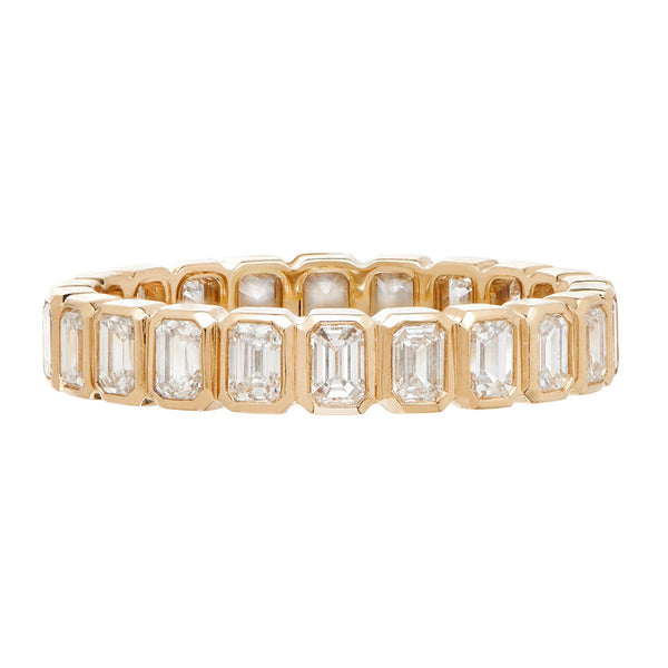 18K Gold Nea White Diamond Band - 1