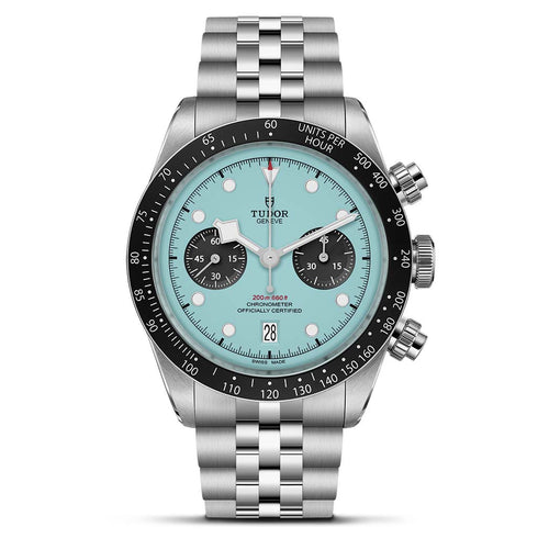 Black Bay Chrono "Flamingo Blue" Watch - 5