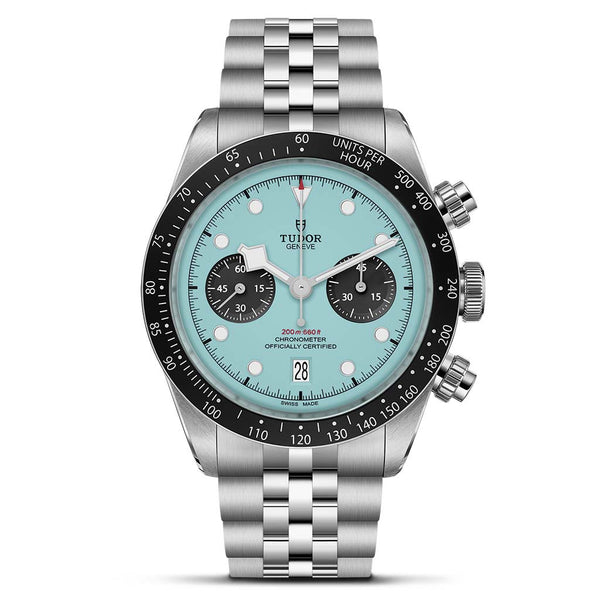 Black Bay Chrono "Flamingo Blue" Watch - 5