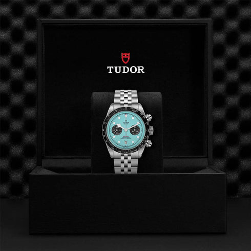 Black Bay Chrono "Flamingo Blue" Watch - 8