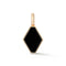 Dora 18K Rose Gold And Black Spinel Origami Pendant - 1
