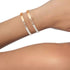 Move Noa Half Pavé Bracelet, Small Model - 2