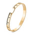 Picnic in Paris Mood Bangle in Yellow Gold - 1