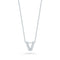 Roberto Coin Letter V Pendant - 1