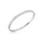 Princess White Gold and Diamond Bangle Bracelet - 1
