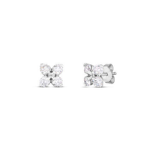 Roberto Coin Verona Diamond Stud Earrings - 1