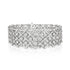 Wide Mesh Diamond Bracelet - 2