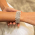 Wide Mesh Diamond Bracelet - 3