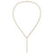 Bezeled Marquise Diamond Lariat 18k Yellow Gold - 1