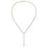 Bezeled Marquise Diamond Lariat 18k Yellow Gold - 1