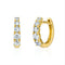 Graduated Diamond Huggies 18k Yellow Gold - 1