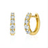 Graduated Diamond Huggies 18k Yellow Gold - 1
