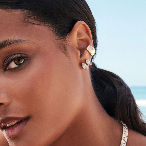 Galaxy Ear Cuff 18k Yellow Gold - 3