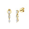 Maya Drop Studs 18k Yellow Gold - 1