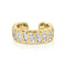 Baguette Diamond Zoe Ear Cuff 18k Yellow Gold - 1