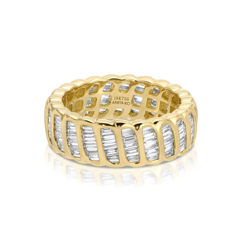 Baguette Diamond Zoe Ring 18k Yellow Gold - 1
