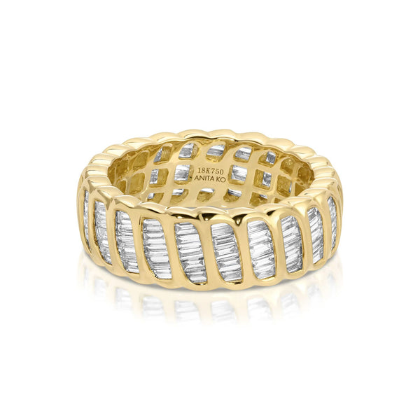 Baguette Diamond Zoe Ring 18k Yellow Gold - 1