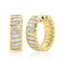 Baguette Diamond Zoe Hoops 18k Yellow Gold - 1