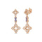 Venetian Princess Double Drop Earrings in 18K Rose Gold - 2
