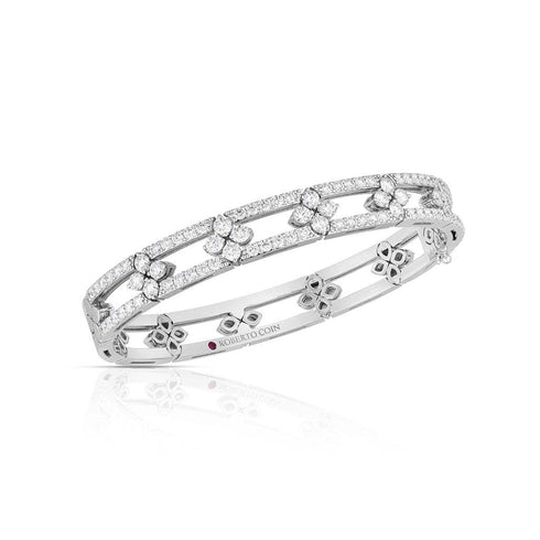 Love In Verona Diamond Open Frame Pave Bangle - 2