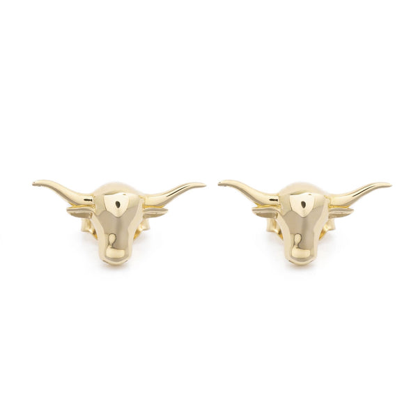Texas Longhorn Stud Earrings - 1