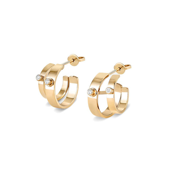 Monday Morning Mood Double Hoops - 1