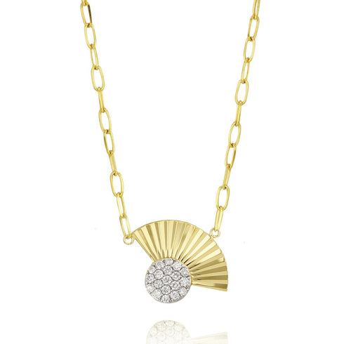 Aura Fan Necklace - 1
