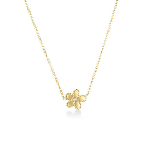Roberto Coin Jasmine Small Flower Necklace - 2