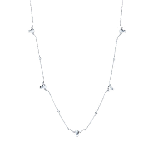 Longhorn Diamond Station Necklace - 1