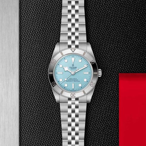 Black Bay 54 "Lagoon Blue" Watch - 6
