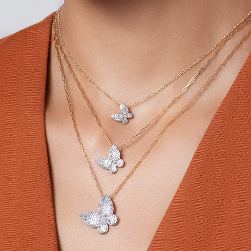 Medium Butterfly Necklace - 2