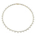 Large Diamond Triangle Eternity Choker 18k Yellow Gold - 1