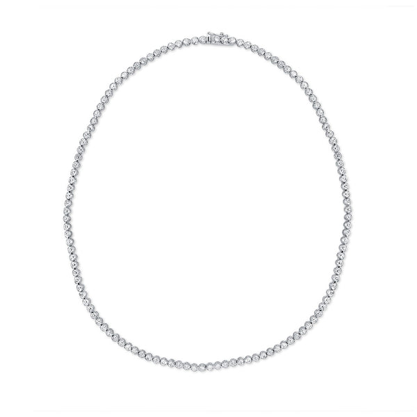 14K Gold & Diamond Tennis Necklace - 7.00ct - 2