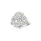 3 Stone Diamond Ring with 8ct Oval - 2
