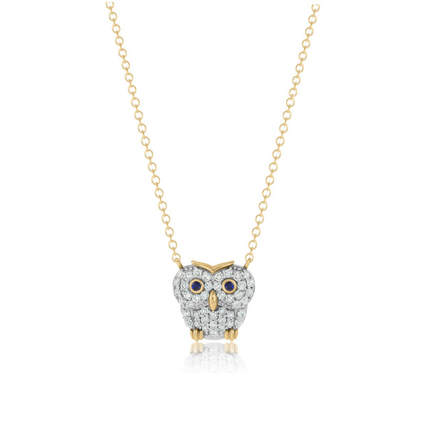 Mini Owl Necklace - 1