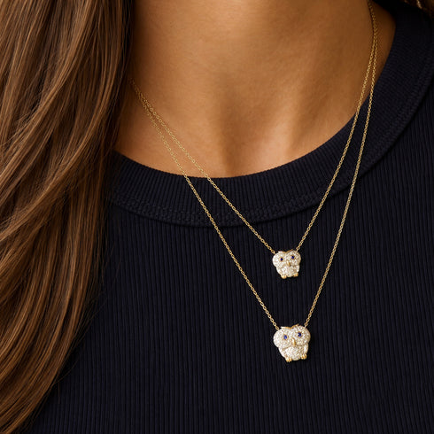 Mini Owl Necklace - 2