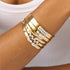 Triple Angled Pear Love Always Bracelet - 3
