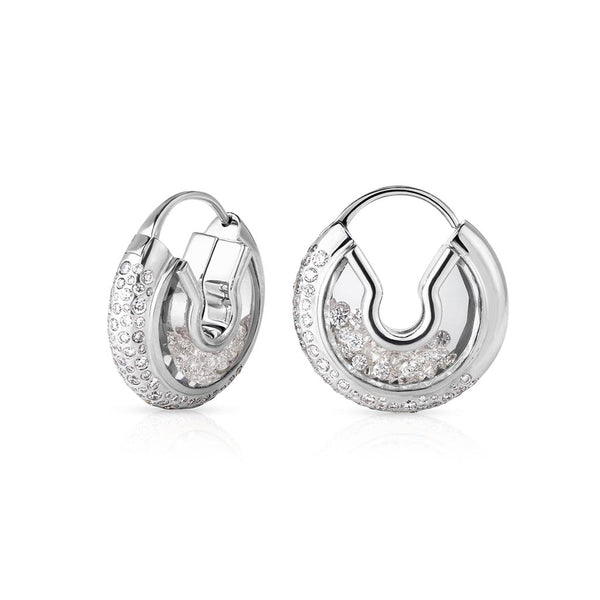 Letra 15 Pave Earrings - 1