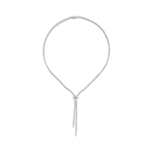 Love in Verona Diamond Zipper Necklace - 1