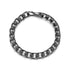 Huxley Black Sterling Silver And Black Rhodium Coil Link Bracelet - 1